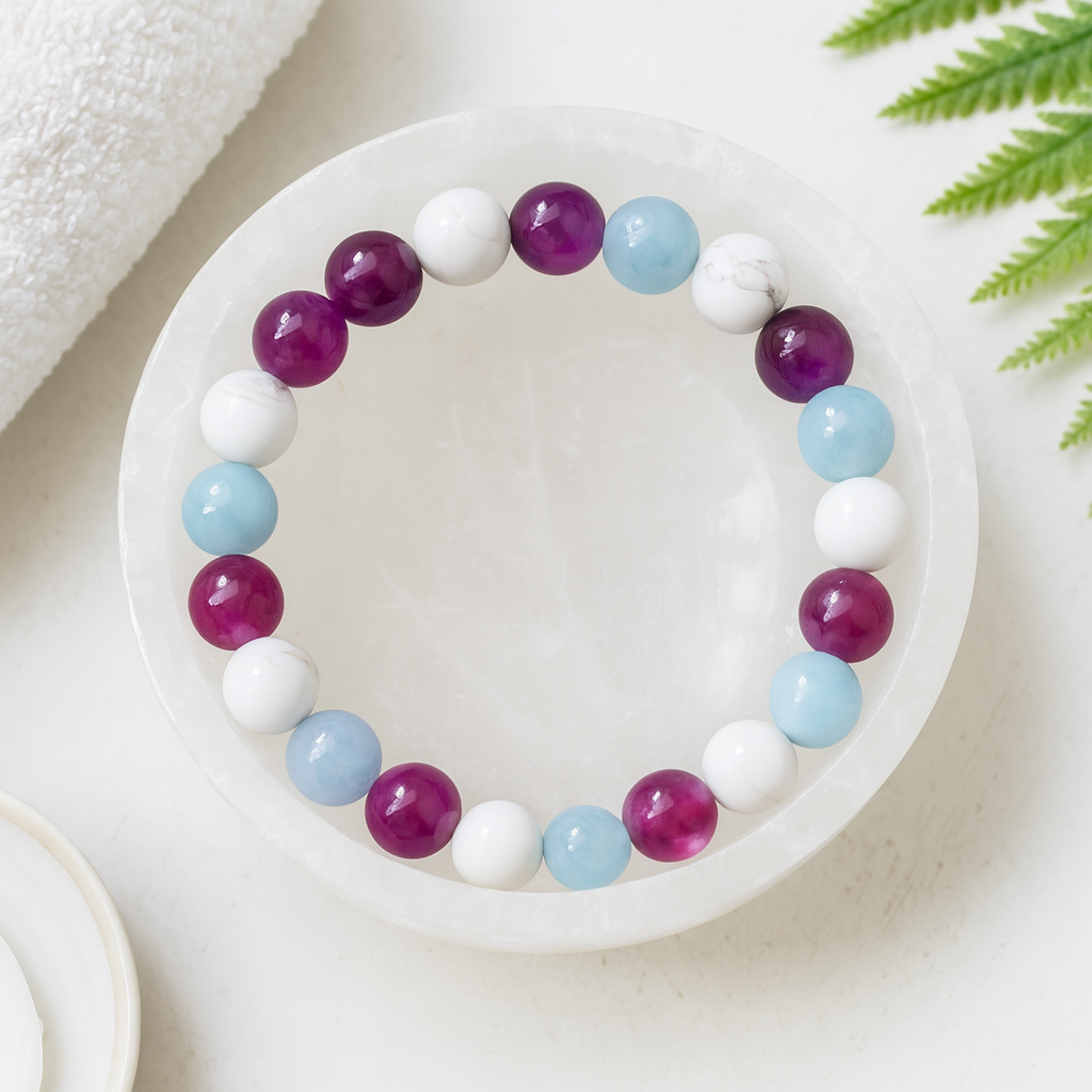 Reiki Infused Aquarius Zodiac Bracelet