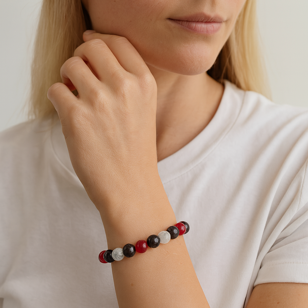 Reiki Infused Aries Zodiac Bracelet