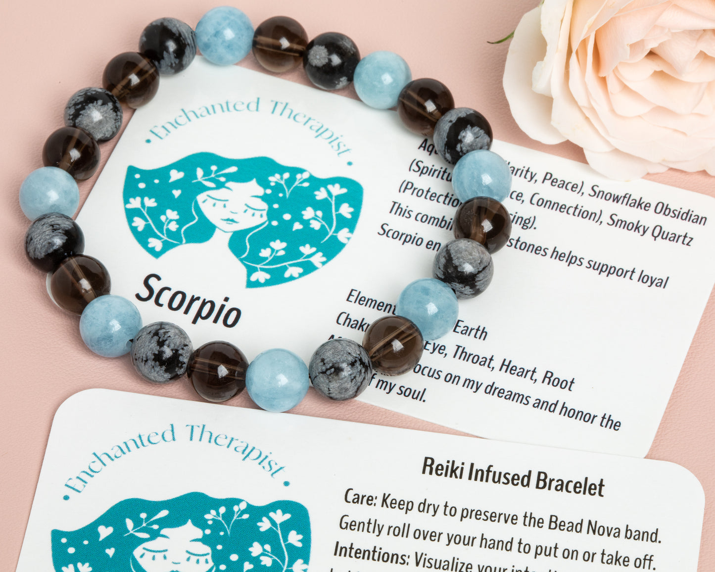 Reiki Infused Scorpio Zodiac Bracelet